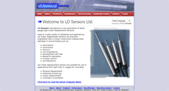 Desktop Screenshot of ldsensors.co.uk